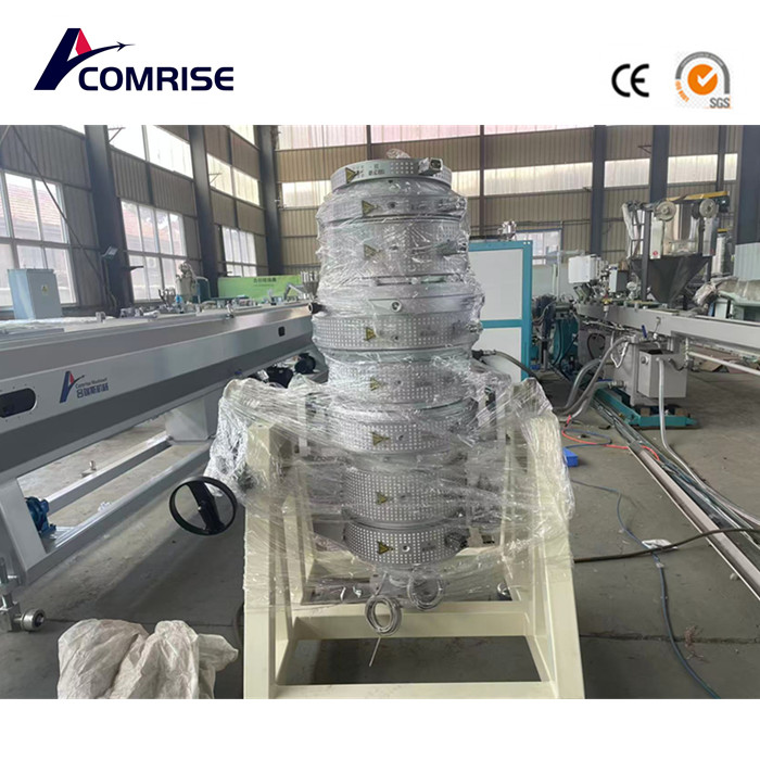 Línea de producción de tuberías HDPE de 110-315 mm lista para el envío