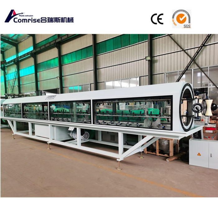 Línea de máquina de tuberías de extrusión HDPE de tres capa