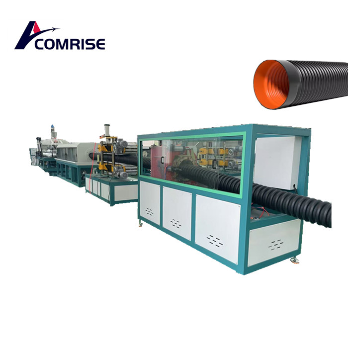 Máquina de tubería corrugada de doble pared de diámetro